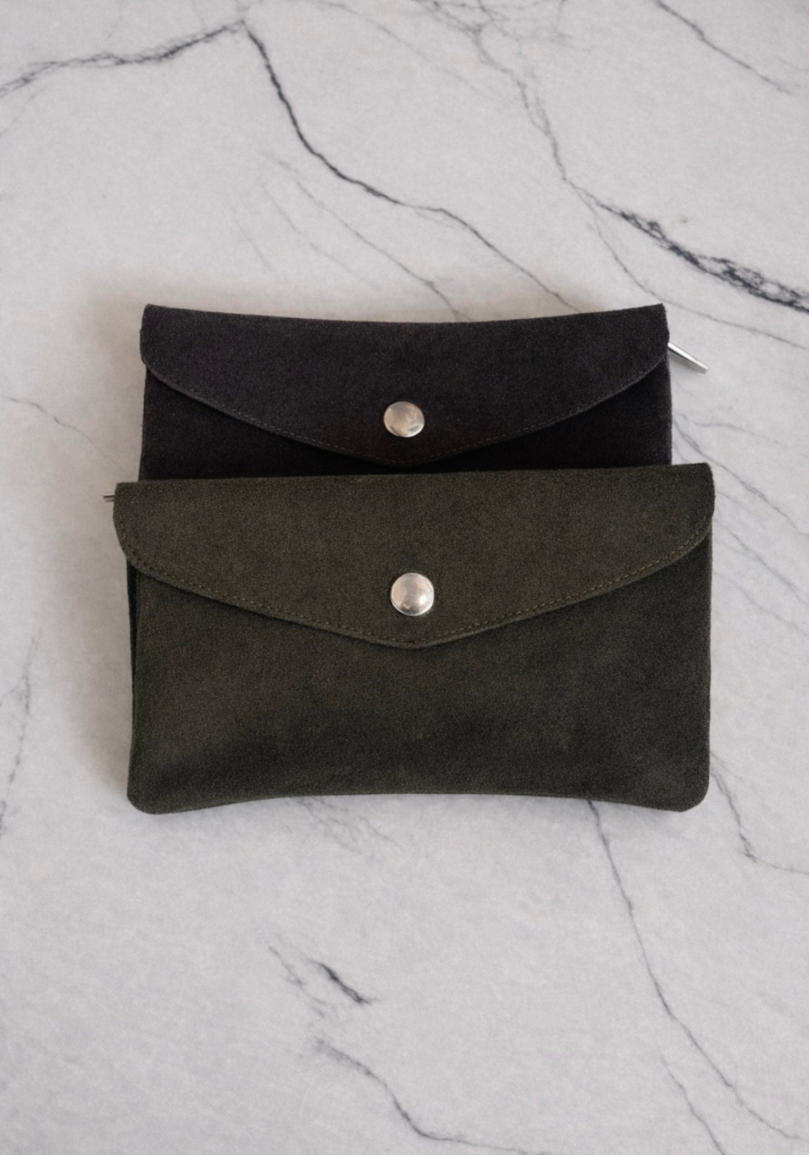 Wildleder Midi-Geldbeutel