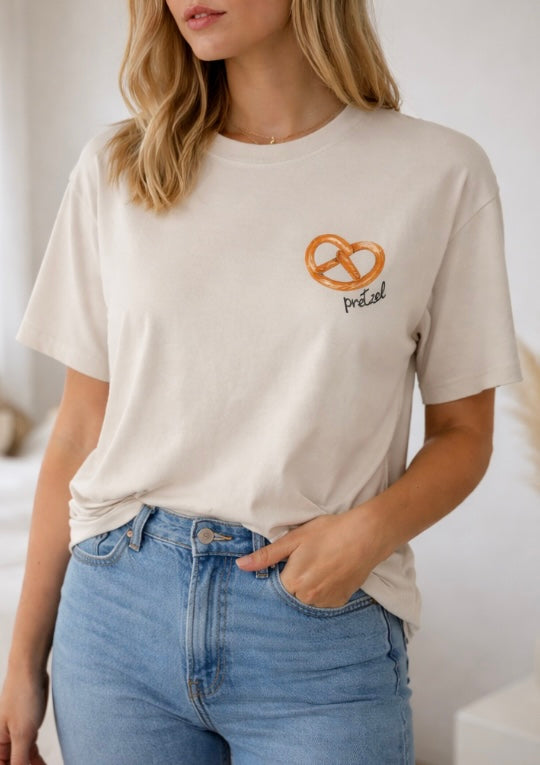 Shirt mit Brezel-Print