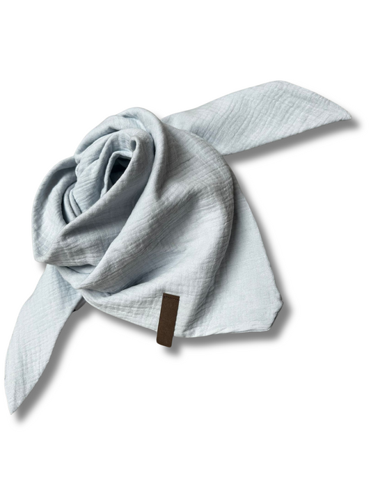 Dreieckstuch aus Musselin für Kinder einfarbig