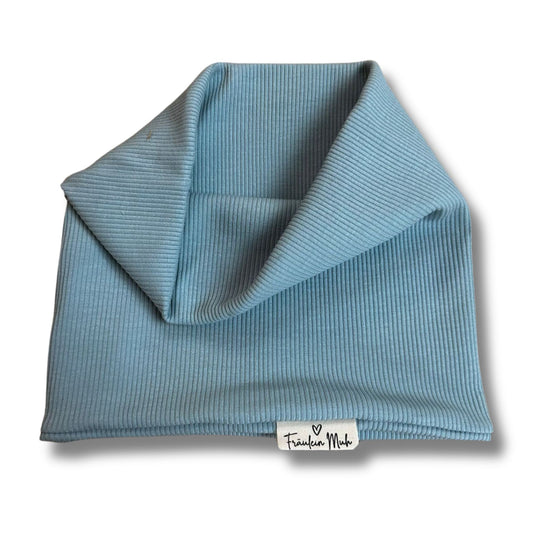 Einfarbiger Loopschal für KINDER aus Jersey