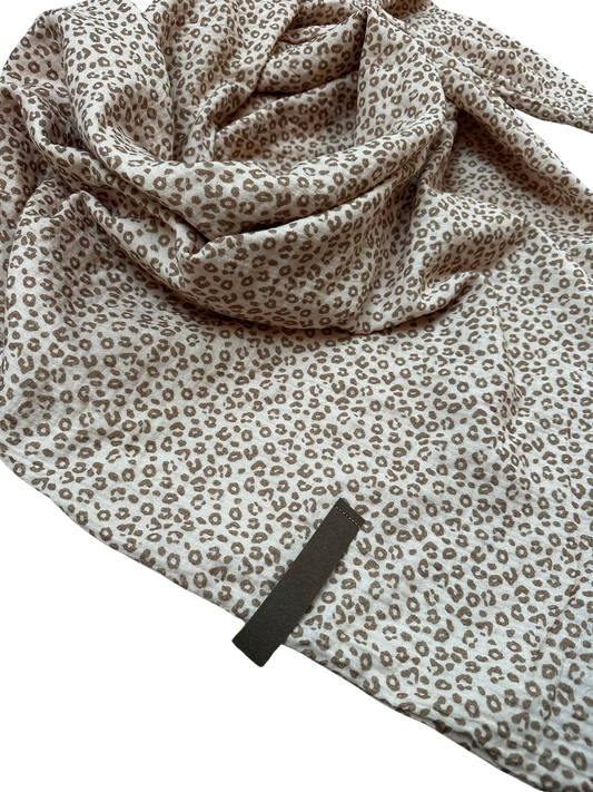 XXL Dreieckstuch aus Musselin für Damen gemustert