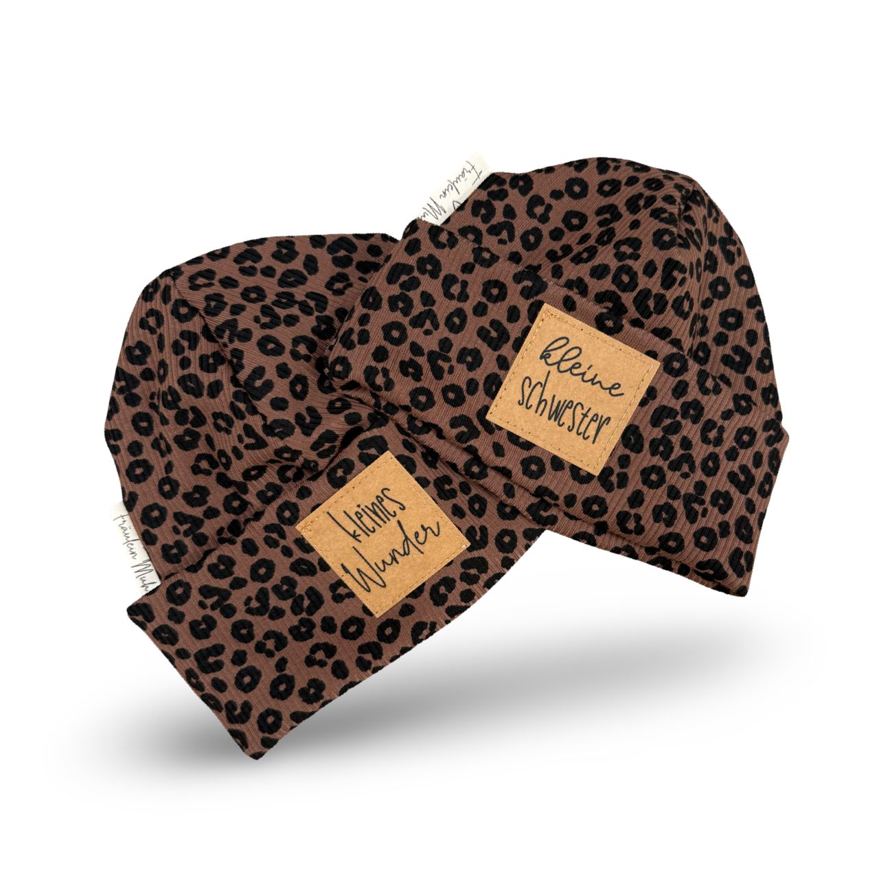 Gemusterte Mütze mit Spruch zum Auswählen für NEUGEBORENE