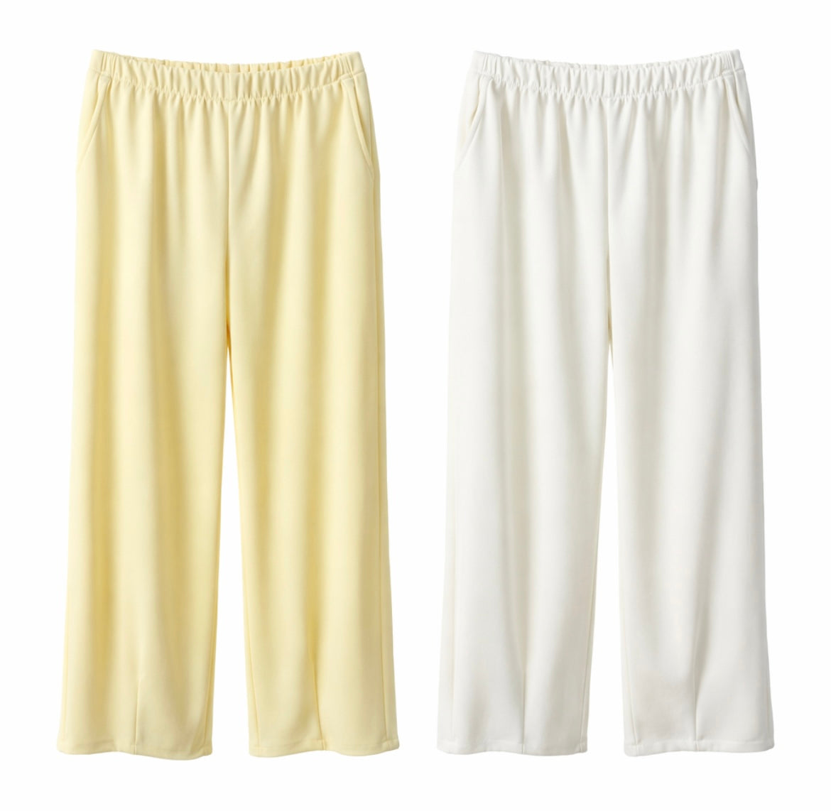 Pastell Dream Pants in gelb & weiß