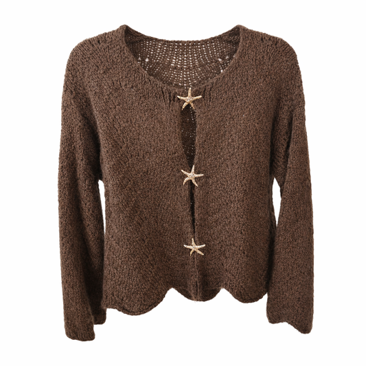 Strickjacke mit Seesternen