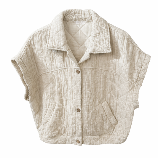 Steppweste „Natural Comfort“ – Beige