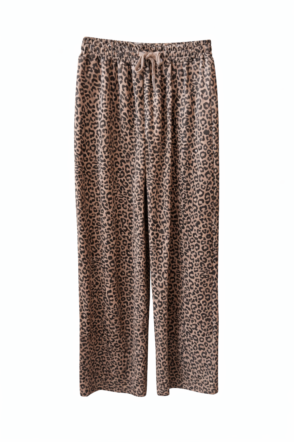 Weite Stretchhose „Wild Comfort“ – Leo Print | One Size (tragbar ca. 38–44)