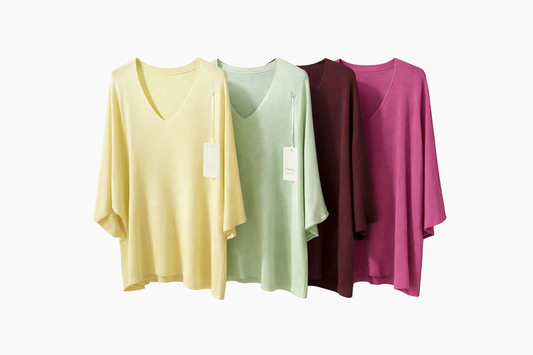 Dünne Dreiviertelarm Pullover