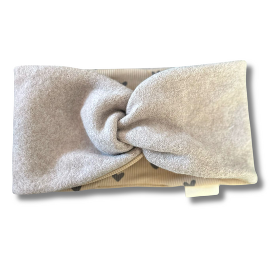 Fleece Stirnband mit Knoten für Erwachsene