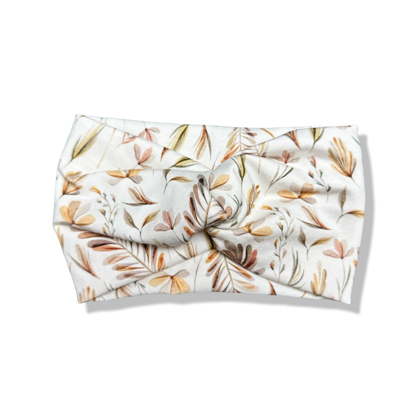 Stirnband breit mit Knoten Blumenwiese